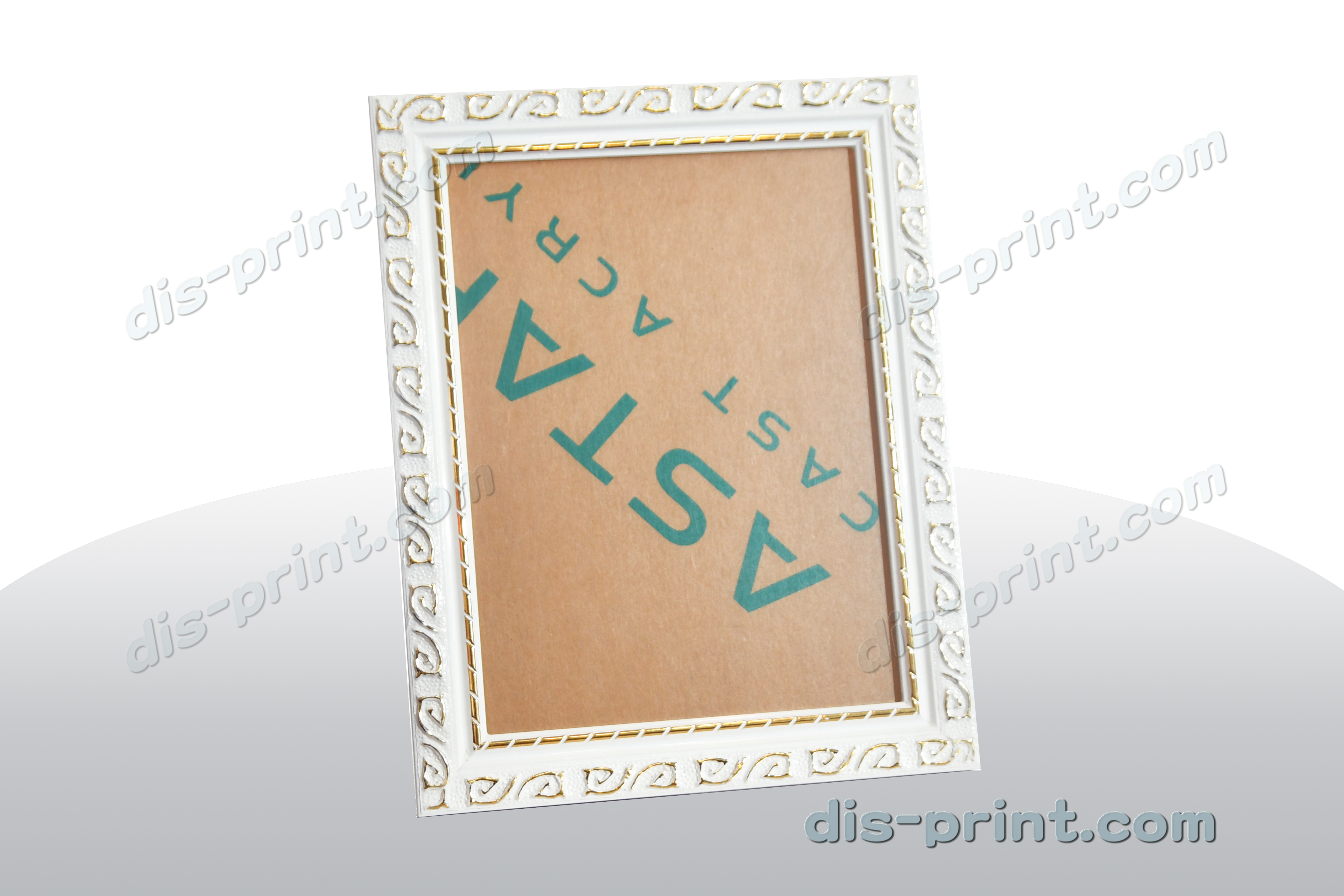 White/Gold solid wood Frame(plastic surface) B3432